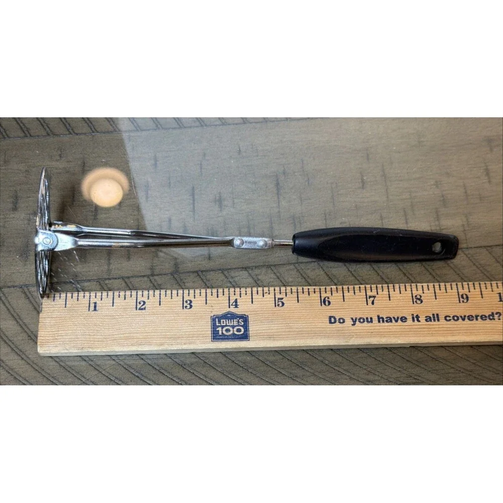 Vintage Potato Masher Stainless Steel 9